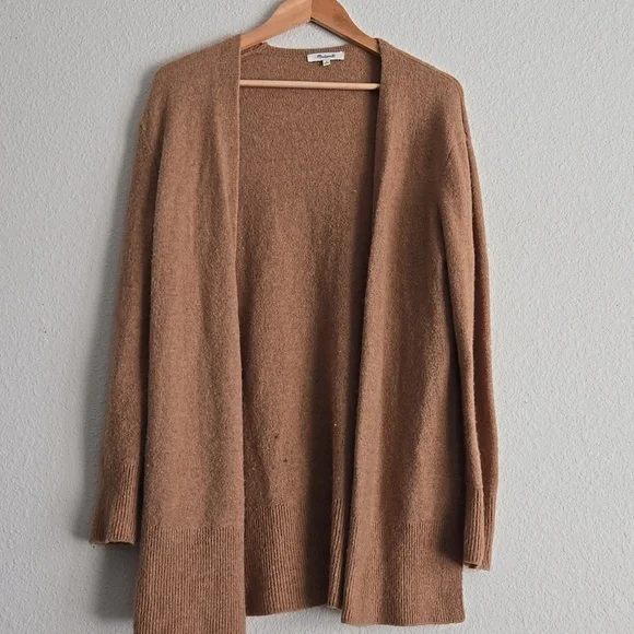 Madewell cozy Walker merino wool blend cardigan sweater Spring Layering - Picture 7 of 12